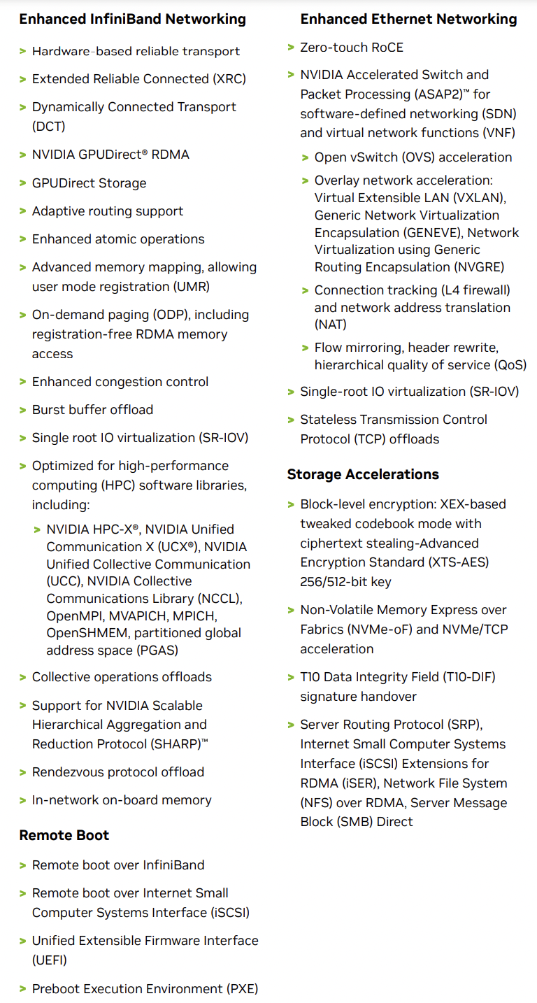 ConnectX-7 400G Adapters